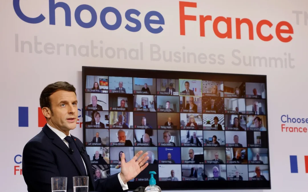 Emmanuel Macron exprime Jan 25 Paris